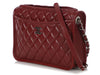 Chanel Burgundy Quilted Calfskin Crossbody