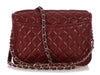 Chanel Burgundy Quilted Calfskin Crossbody