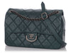 Chanel Vert Pétrole Quilted Calfskin Flap