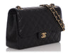 Chanel Jumbo Black Quilted Caviar Classic Double Flap