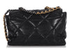 Chanel Maxi Black Quilted Goatskin 19 Flap