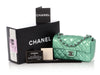 Chanel Mini Green Quilted Patent Classic