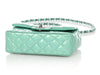 Chanel Mini Green Quilted Patent Classic