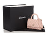 Chanel Extra Mini Pink Quilted Caviar Coco Handle