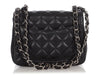 Chanel Mini Black Quilted Lambskin Square Classic