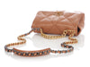 Chanel Small Caramel Quilted Leather 19 Flap