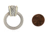 David Yurman Two Tone Door Knocker Earrings