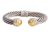 David Yurman Two-Tone Cable Cuff 10mm