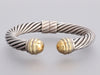 David Yurman Two-Tone Cable Cuff 10mm