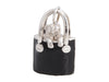 Hidalgo 18K White Gold and Diamond Bulldog in a Handbag Charm