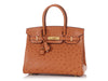 Hermès Cognac Ostrich Birkin 30