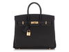 Hermès Black Togo Birkin 25