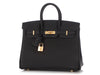 Hermès Black Togo Birkin 25