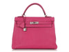 Hermès Fuchsia Chèvre Kelly 32