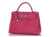 Hermès Fuchsia Chèvre Kelly 32