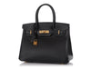 Hermès Black Epsom Birkin 30