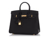 Hermès Black Togo Birkin 25