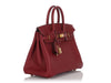 Hermès Rouge Vif Veau Jonathan Birkin 25