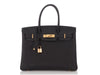 Hermès 30cm Black Togo Birkin 3-in-1