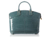 Louis Vuitton Bleu Ciel Crocodile Lockit GM