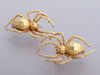 Mappin & Webb 18K Yellow Gold Spider Brooch Set