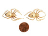 Mappin & Webb 18K Yellow Gold Spider Brooch Set