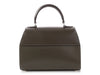 Moynat Dark Olive Gray Box Calfskin BB/Mini Réjane