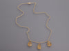 Jan Logan 14K Yellow Gold Citrine Trio Pendant Necklace