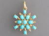 Storrow 14K Yellow Gold Turquoise Sadie Charm