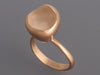 Nada Ghazal Small 18K Rose Gold Baby Malak Flourish Ring