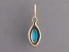 Zahava 10K Yellow Gold Turquoise and Diamond Talisman Charm